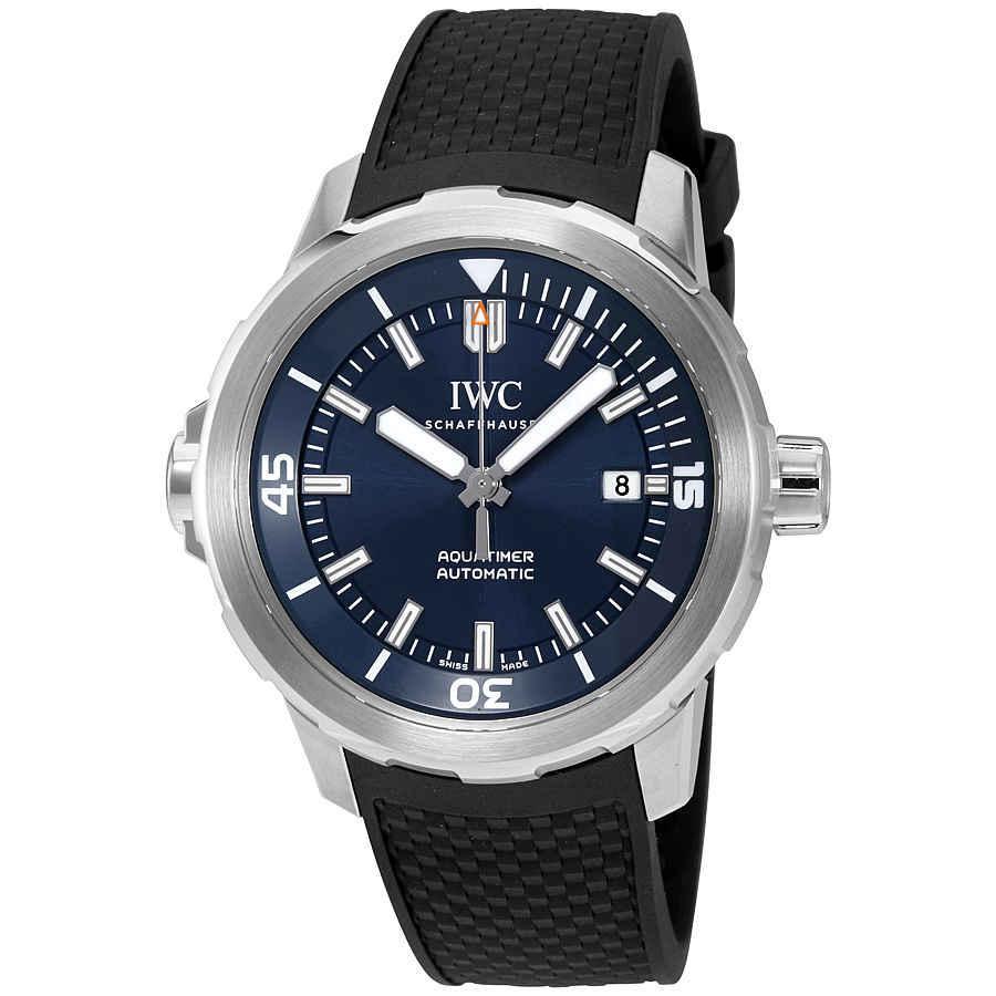 商品IWC Schaffhausen|Aquatimer Automatic Expedition Jacques-Yves Cousteau Blue Dial Mens Watch IW329005,价格¥34834,第1张图片