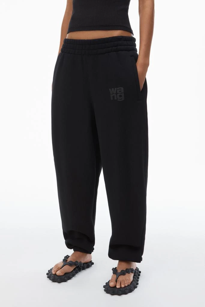 商品Alexander Wang|PUFF LOGO SWEATPANT IN STRUCTURED TERRY,价格¥2217,第3张图片详细描述