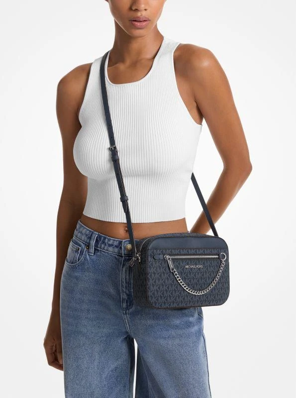 商品Michael Kors|Jet Set Large Logo Crossbody Bag,价格¥353,第4张图片详细描述