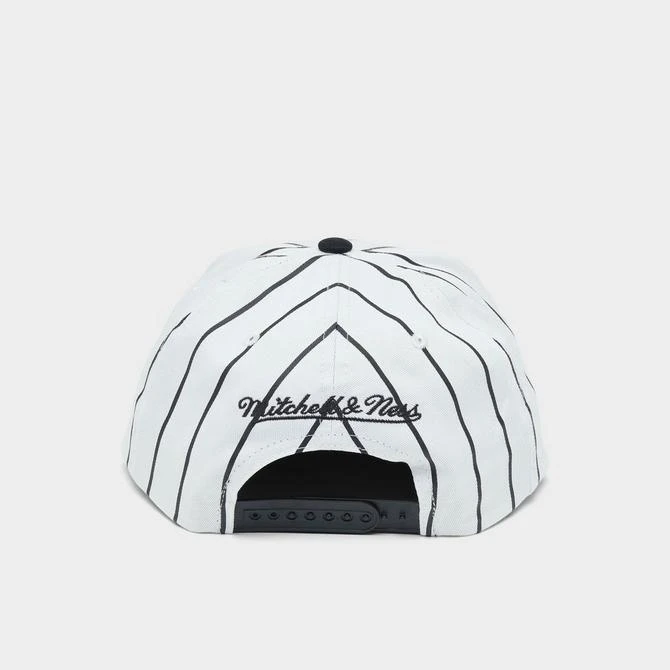 商品Mitchell and Ness|Mitchell & Ness Portland Trailblazers NBA Pinstripe HWC Snapback Hat,价格¥134,第3张图片详细描述