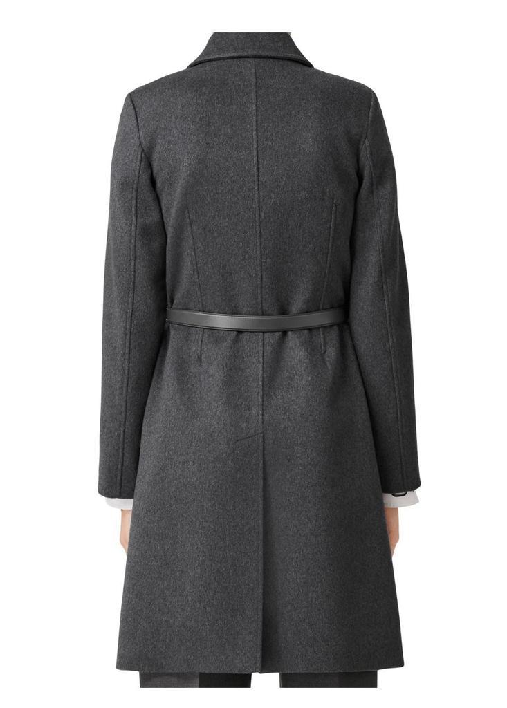 商品Burberry|Monogram motif cashmere belted coat,价格¥24836,第5张图片详细描述