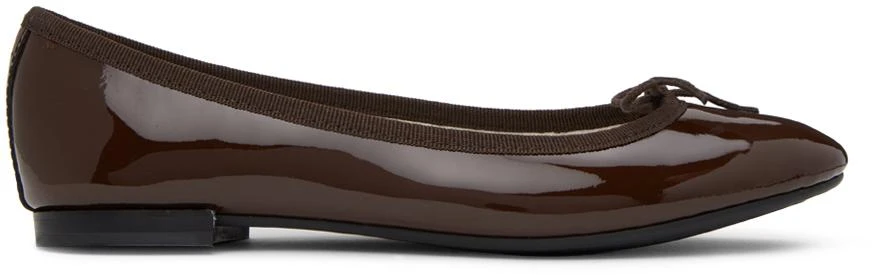 商品Repetto|Brown Cendrillon Ballerina Flats,价格¥1084,第1张图片