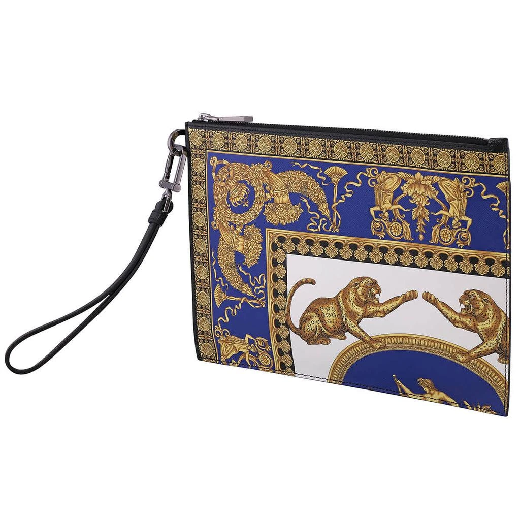 商品Versace|Versace Signature Pillow Talk Print Saffiano Clutch Bag,价格¥2344,第1张图片