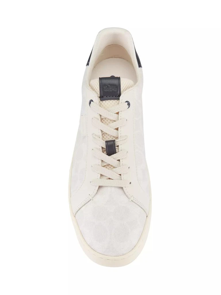 商品Coach|Low-Top Monogram Logo Sneakers,价格¥949,第5张图片详细描述