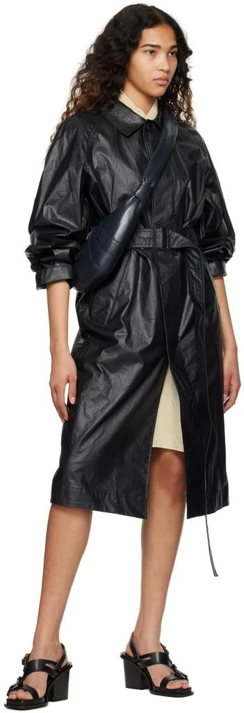 商品Lemaire|Black Belted Rain Coat,价格¥5982,第4张图片详细描述