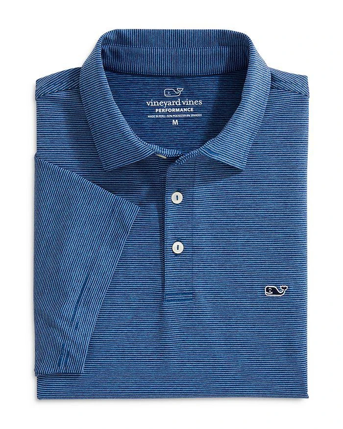 商品Vineyard Vines|St. Jean Stripe Sankaty Regular Fit Polo Shirt,价格¥730,第2张图片详细描述