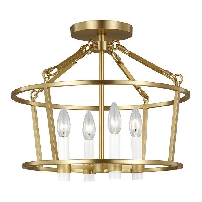 商品Chapman & Myers|Geneva Semi Flush Mount Light Fixture,价格¥3014,第1张图片