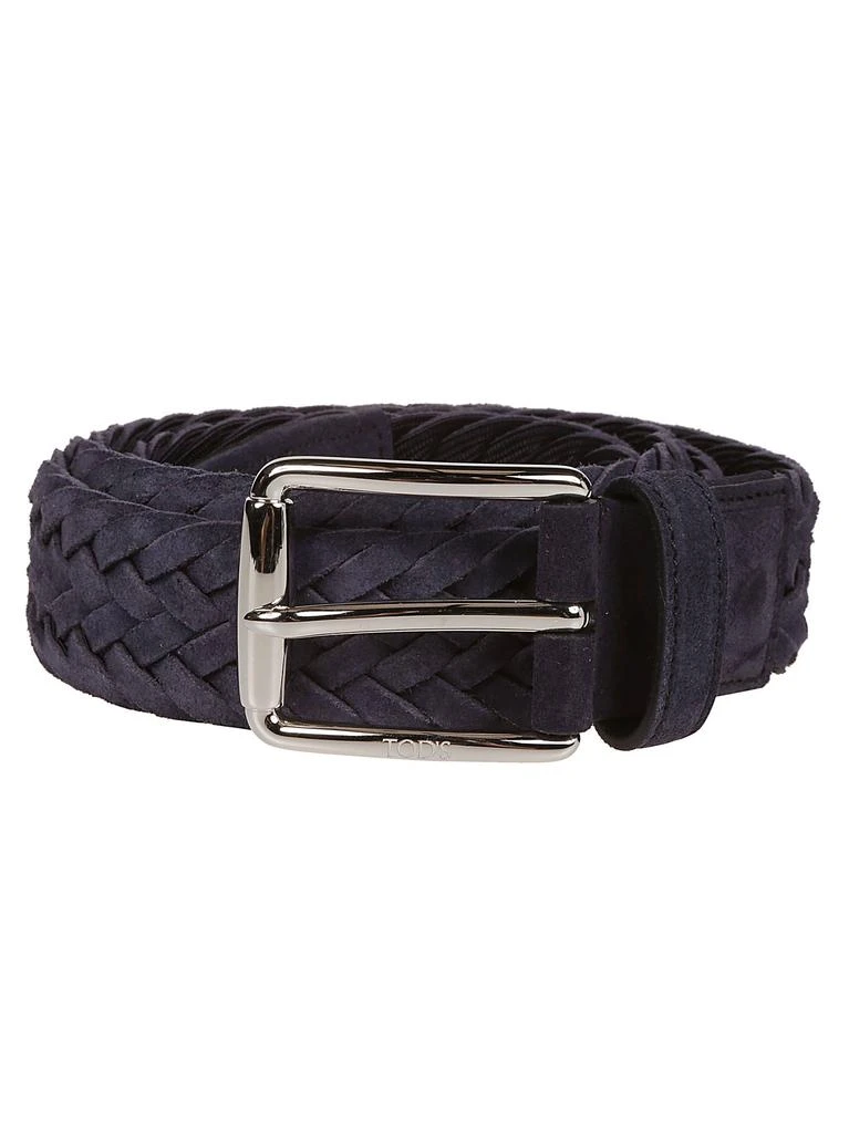 商品Tod's|Tods Mens Blue Leather Belt,价格¥3634,第1张图片
