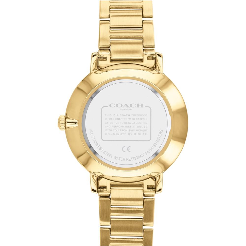 Women's Audrey Gold-Tone Stainless Steel Bracelet Watch 35mm商品第3张图片规格展示