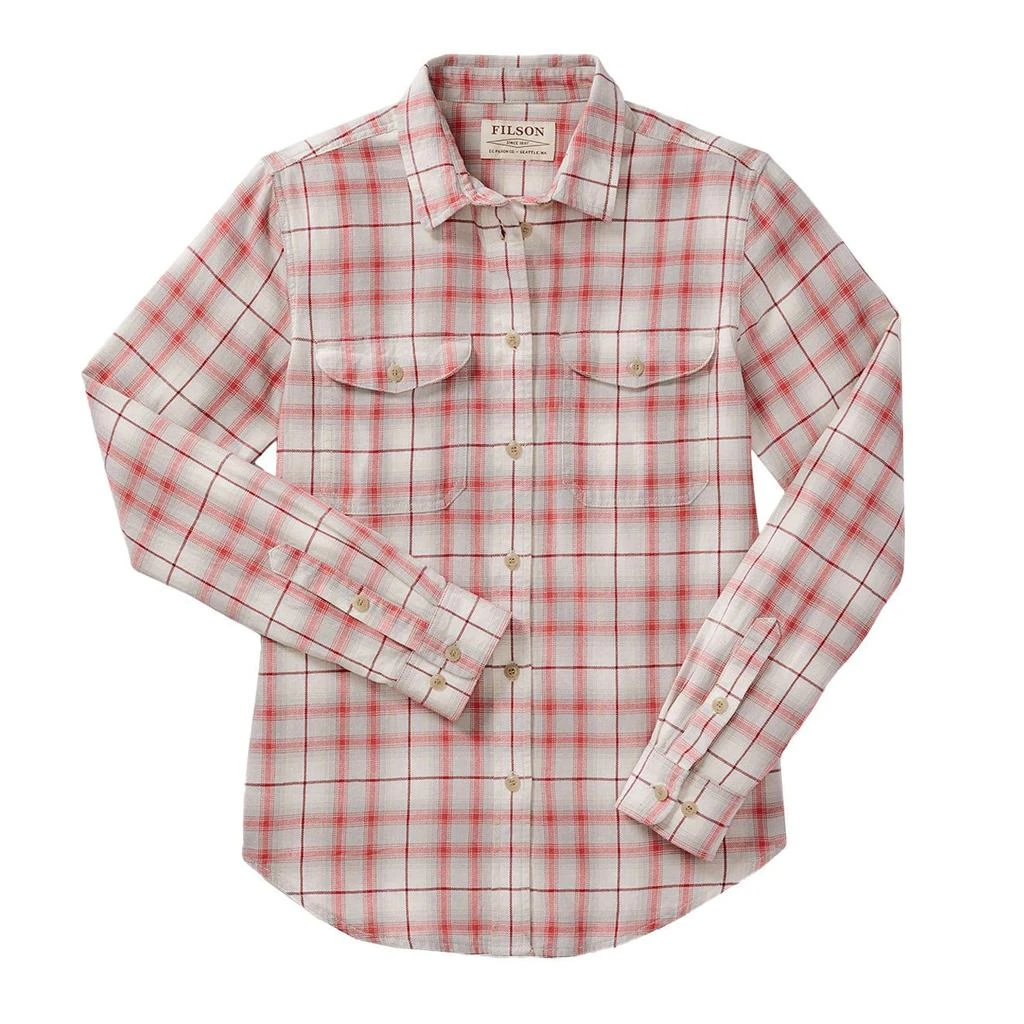 商品Filson|Filson Womens Scout Shirt Cream/Khaki/Red,价格¥1024,第1张图片