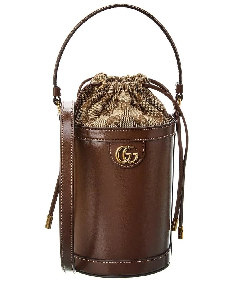 商品Gucci|Gucci Ophidia Mini Leather Bucket Bag,价格¥10435,第1张图片