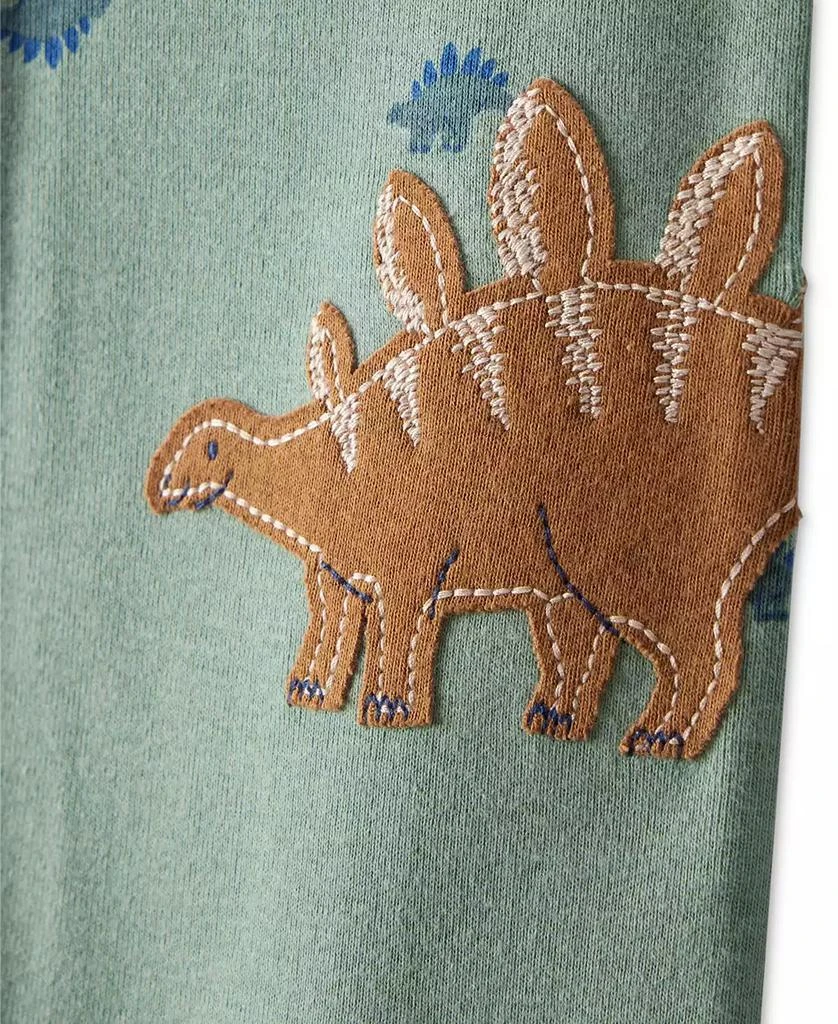 商品Carter's|Baby Boys Dinosaur-Print Cotton Long-Sleeve 2-Way-Zip 1-Piece Footed Pajamas,价格¥89,第2张图片详细描述