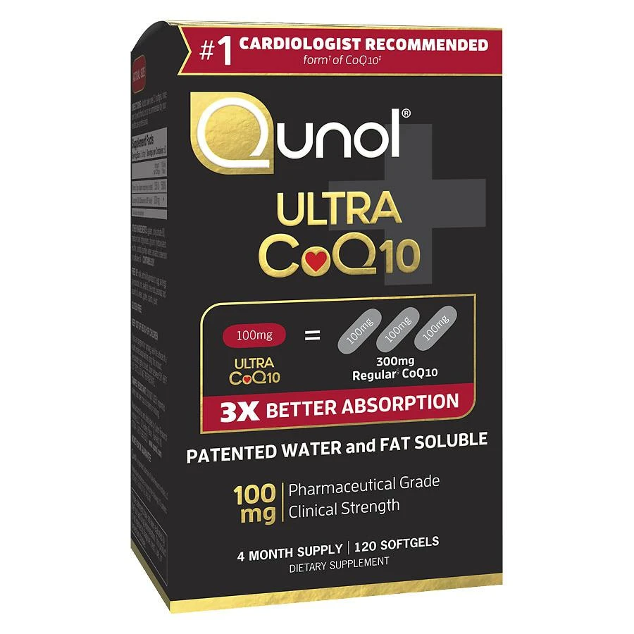 商品Qunol|Ultra CoQ10 100 mg Dietary Supplement Softgels,价格¥257,第1张图片