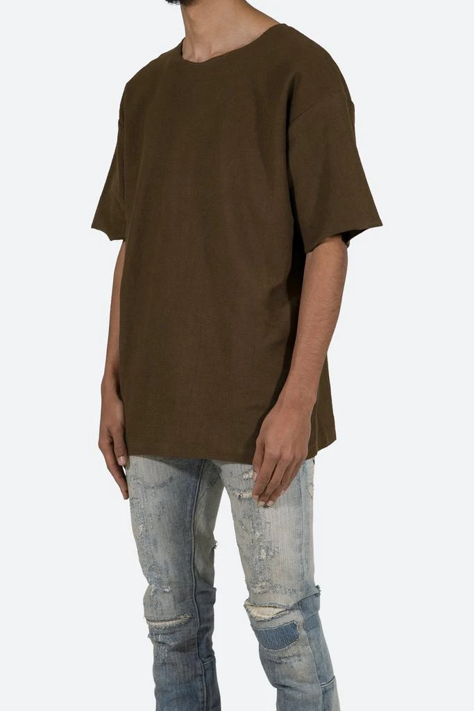 商品MNML|Reverse Terry Tee - Brown,价格¥91,第2张图片详细描述
