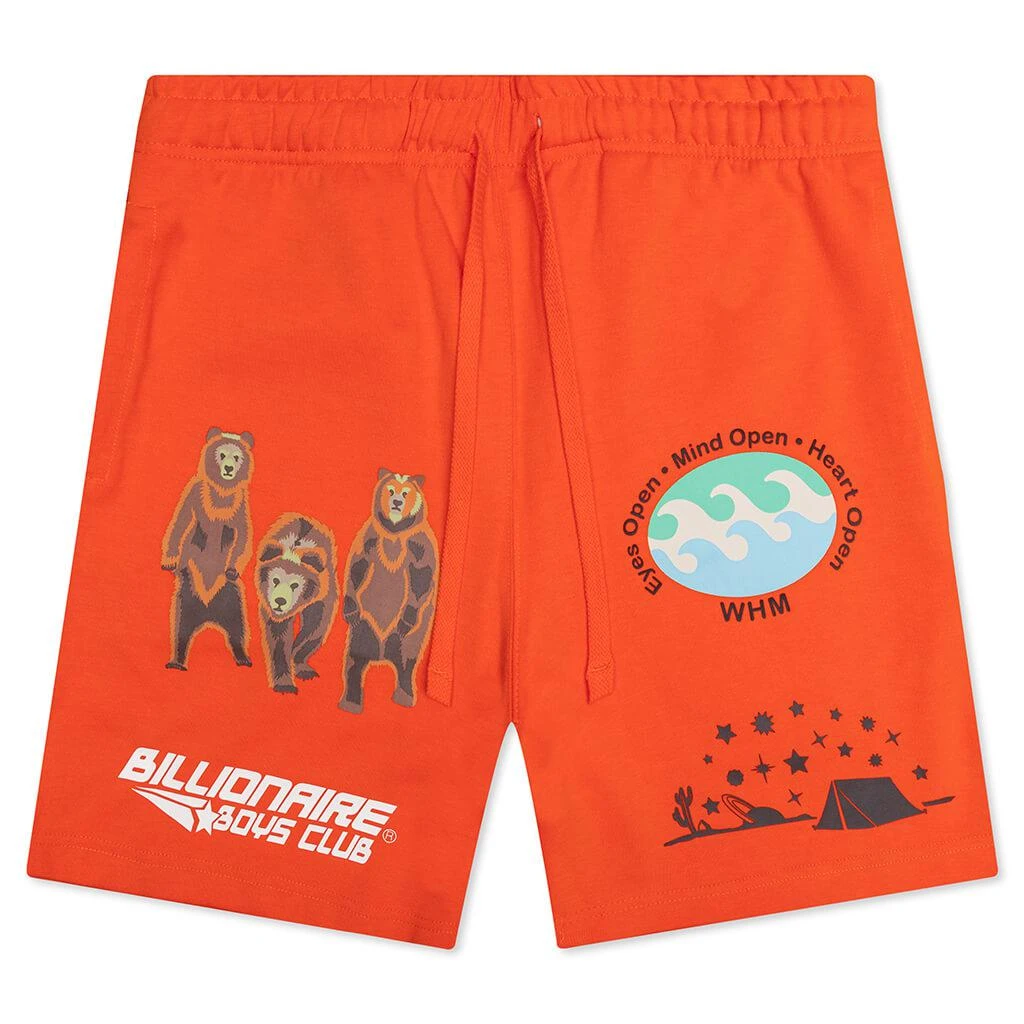 商品Billionaire Boys Club|Billionaire Boys Club Peak Short - Red Orange,价格¥728,第1张图片