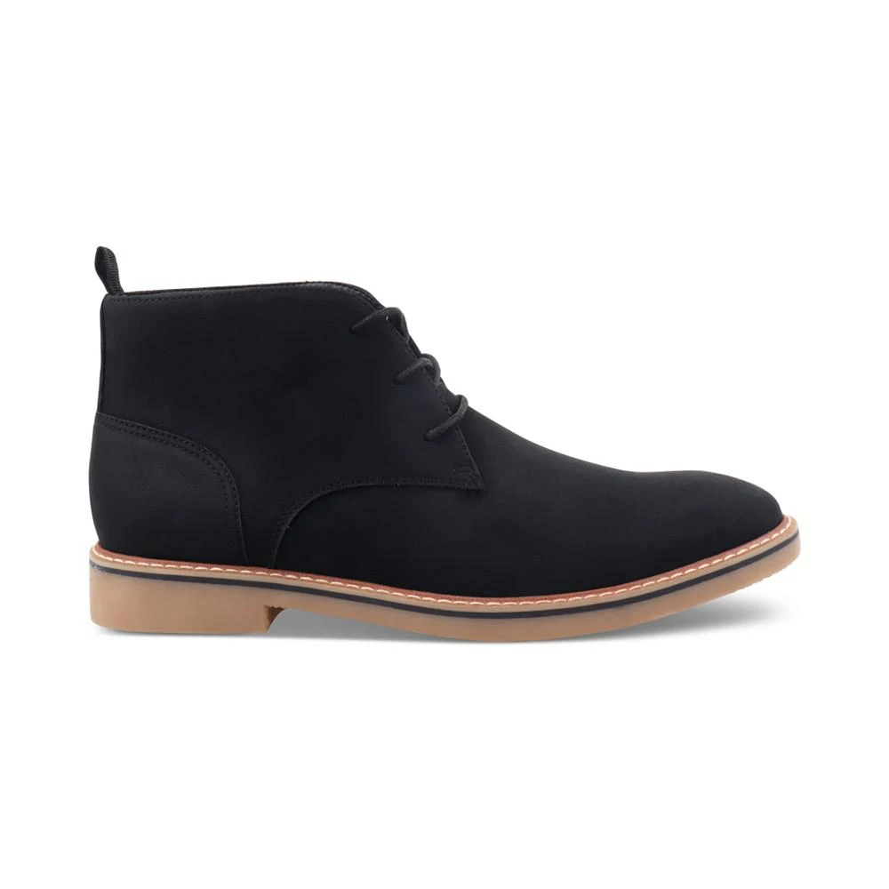 商品Alfani|Alfani Men's Faux-Leather Lace-Up Chukka Boots, Created for Macy's,价格¥421,第2张图片详细描述