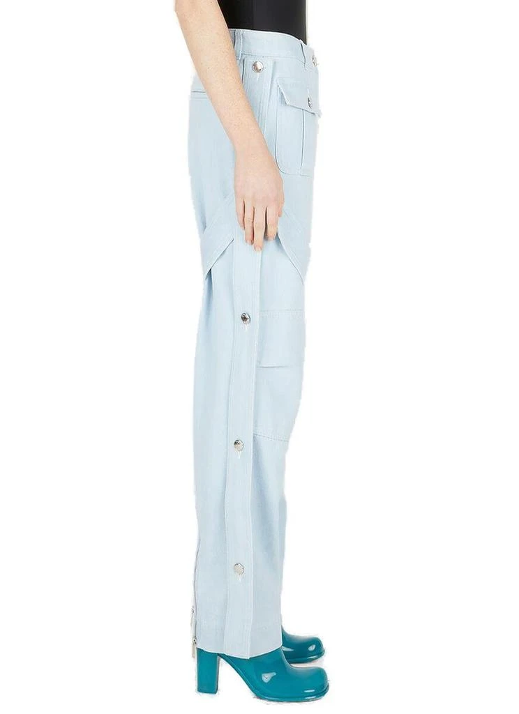 商品Burberry|Burberry Detachable Strap Detail Denim Cargo Trousers,价格¥4194,第3张图片详细描述