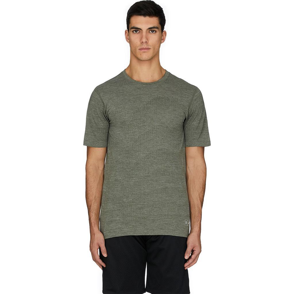 商品Asics|RC x A Seamless Merino Running T-Shirt - Lichen Green,价格¥550,第1张图片