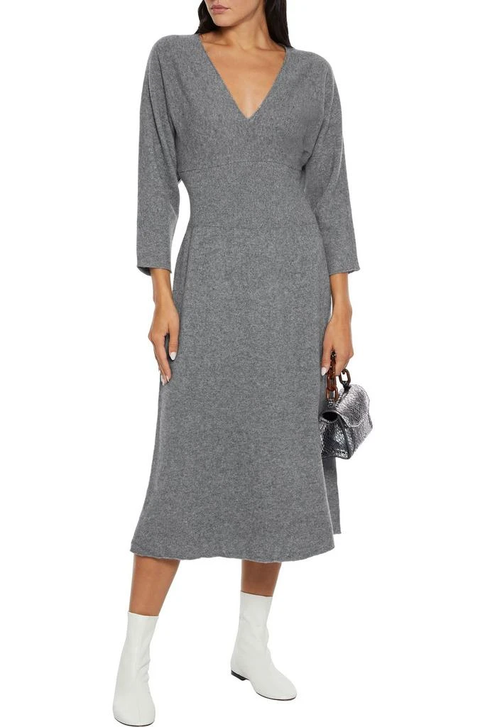 商品Equipment|Channing mélange brushed-wool midi dress,价格¥2053,第4张图片详细描述