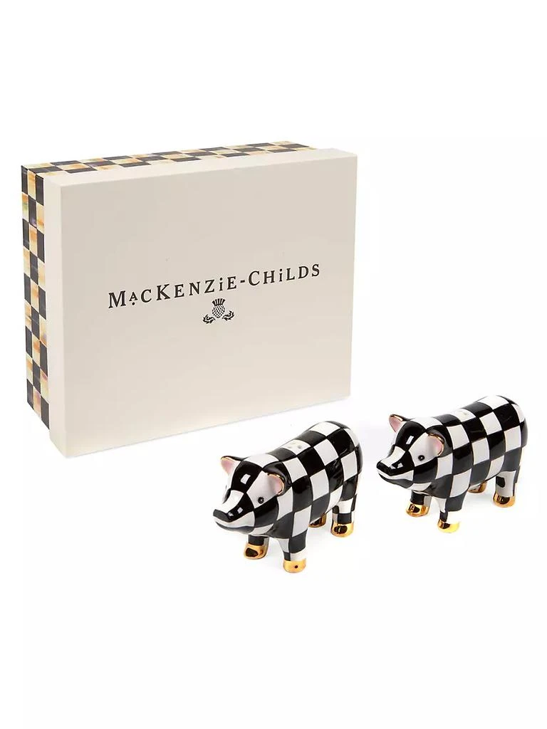 商品MacKenzie-Childs|Pig Salt & Pepper Set,价格¥368,第2张图片详细描述