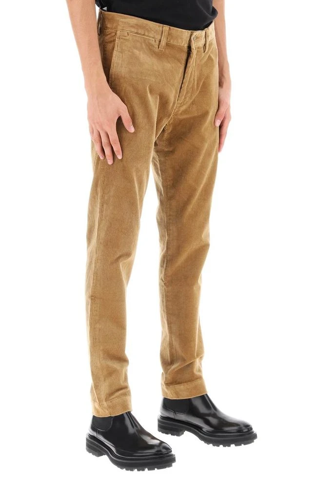 商品Ralph Lauren|Polo Ralph Lauren Logo Embroidered Corduroy Trousers,价格¥846,第2张图片详细描述