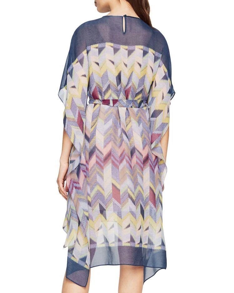 商品BCBG|Suzy Printed Silk Handkerchief-Hem Dress,价格¥449,第2张图片详细描述