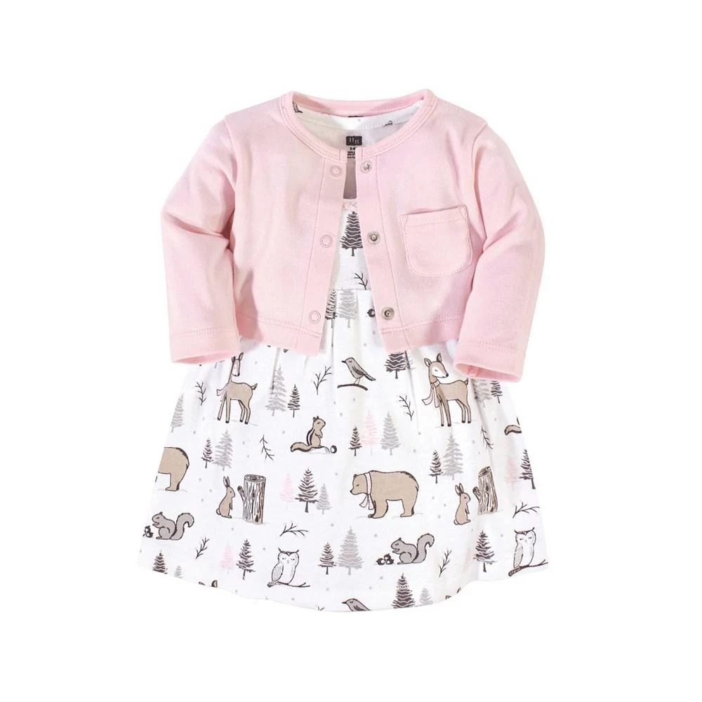 商品Hudson|Toddler Girl Dress and Cardigan Set,价格¥105,第1张图片