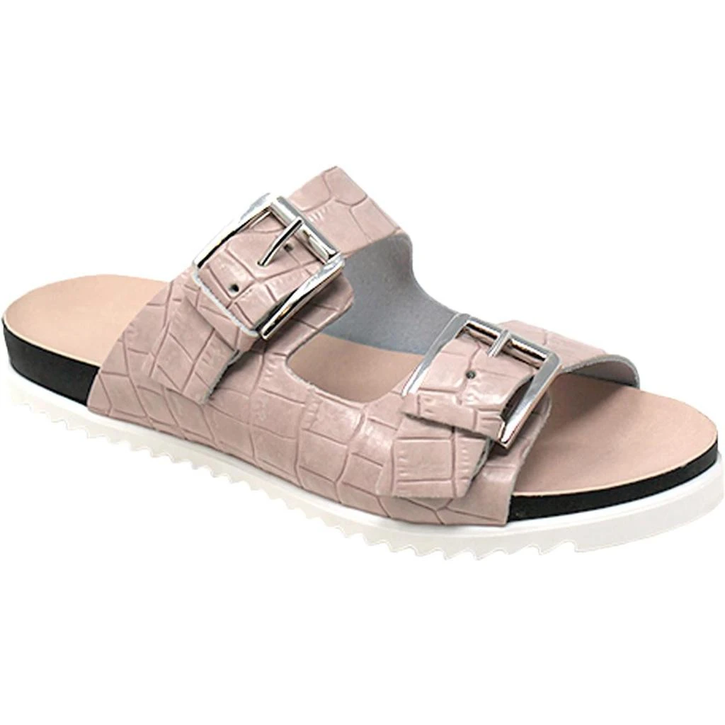 商品Charles David|Charles David Lonnie Women's Faux Leather Crocodile Embossed Footbed Sandals,价格¥139,第2张图片详细描述