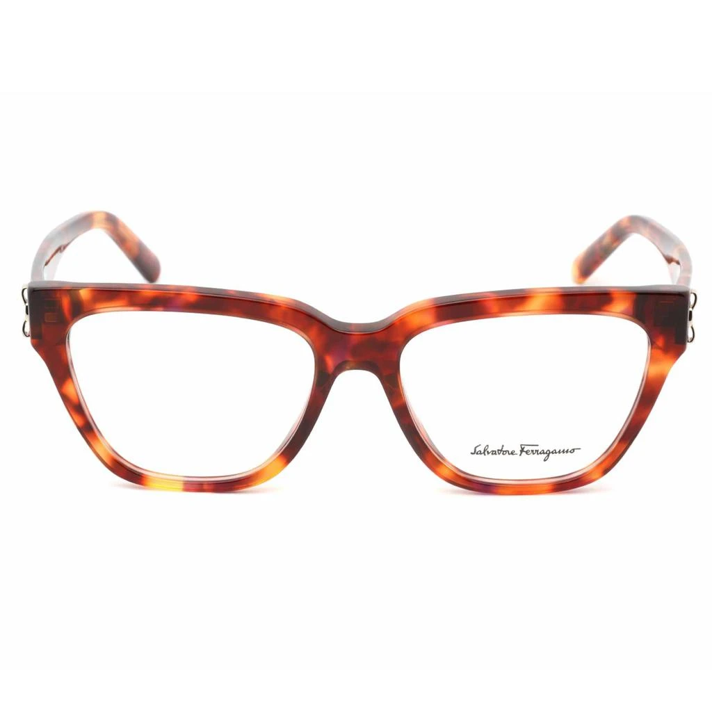 商品Salvatore Ferragamo|Salvatore Ferragamo Women's Eyeglasses - Tortoise Cat-Eye Plastic Frame | SF2893 214,价格¥505,第2张图片详细描述