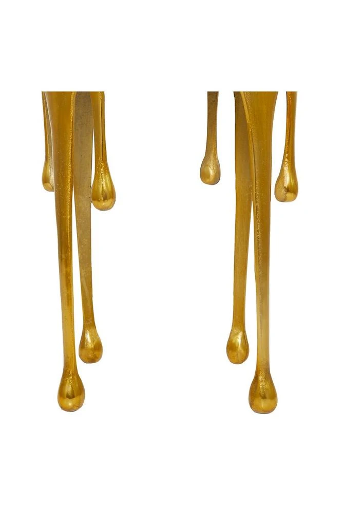 商品VIVIAN LUNE HOME|Melting Gold Aluminum Table,价格¥1648,第4张图片详细描述