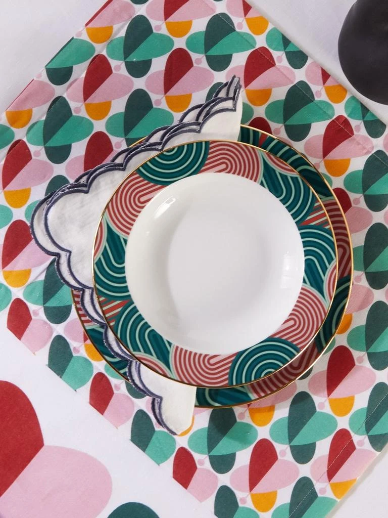 商品LA DOUBLE J|Set of two Slinky Verde soup and dinner plates,价格¥569,第2张图片详细描述