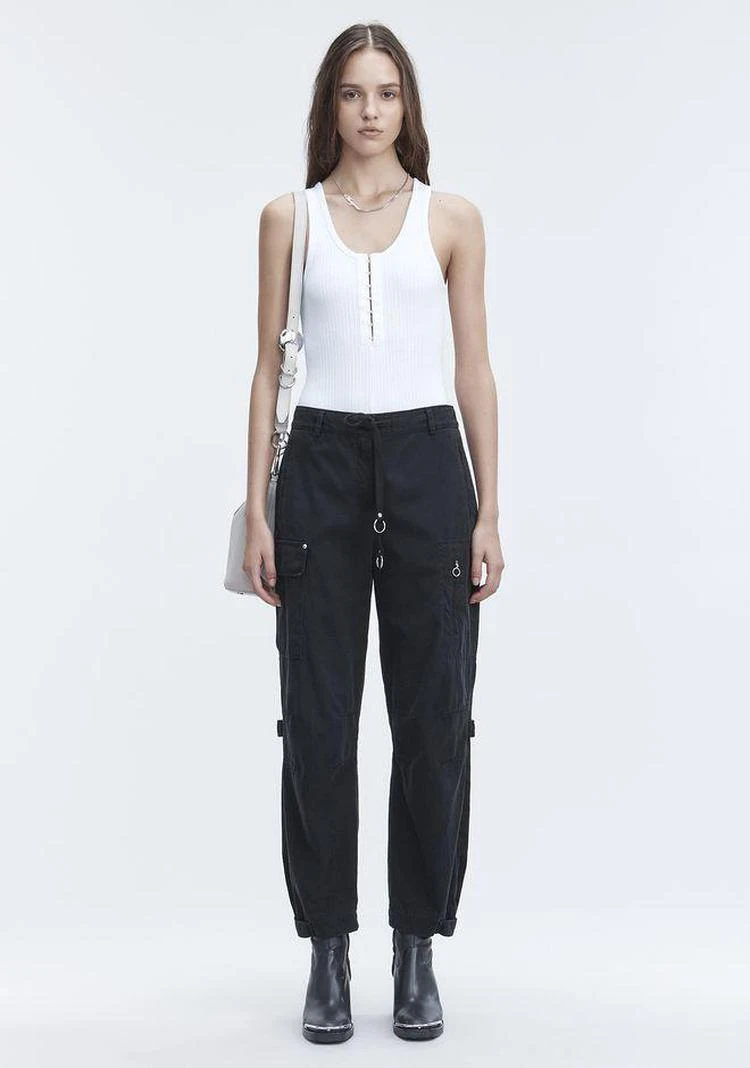 商品Alexander Wang|RIBBED BODYSUIT,价格¥482,第1张图片