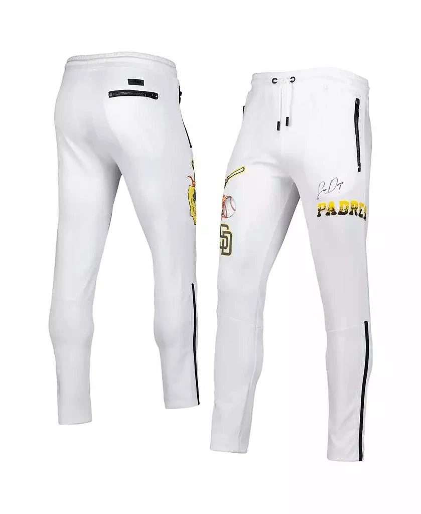 商品Pro Standard|Men's White San Diego Padres Hometown Track Pants,价格¥618,第1张图片