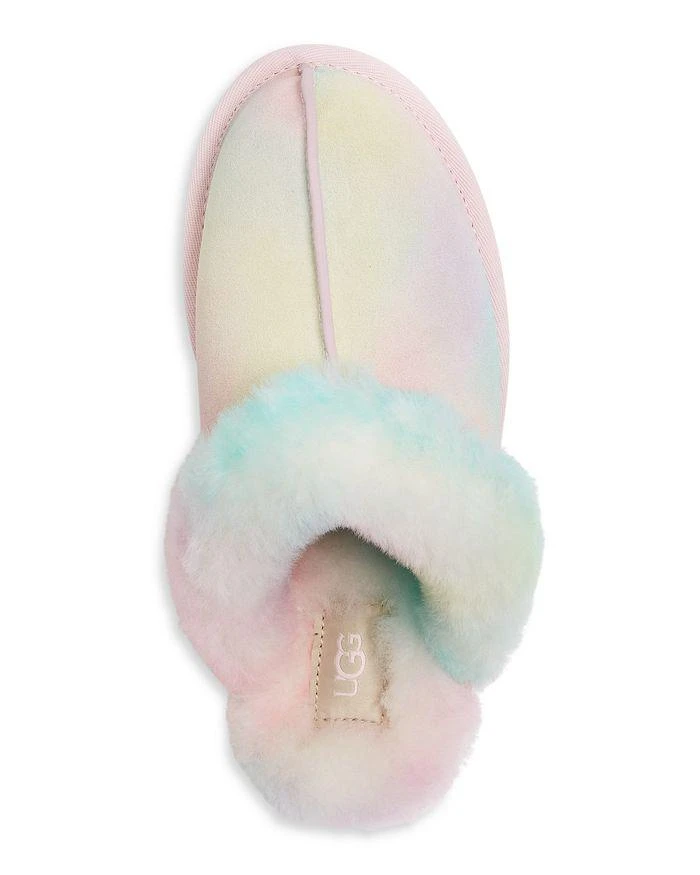 商品UGG|Women's Scuffette II Watercolors Shearling Mule Slippers,价格¥553,第3张图片详细描述