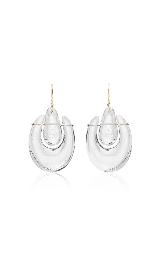 商品Ten Thousand Things|Ten Thousand Things - O'Keefe 18K Yellow Gold Crystal Quartz Earrings - Neutral - OS - Moda Operandi - Gifts For Her,价格¥5578,第1张图片