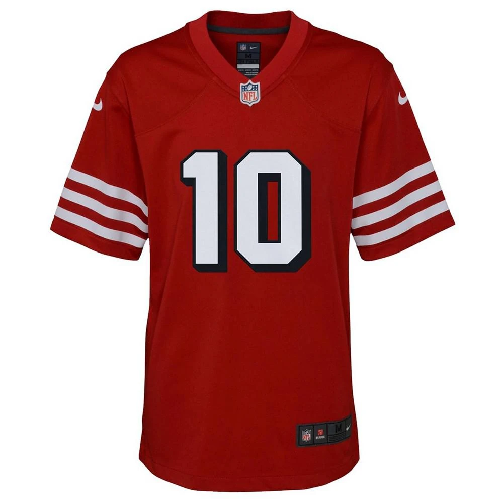 商品NIKE|Youth Jimmy Garoppolo Scarlet San Francisco 49ers Alternate Game Jersey,价格¥473,第2张图片详细描述