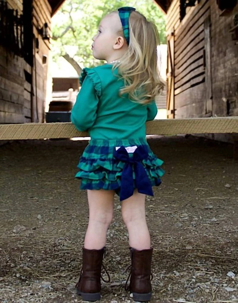 商品Rufflebutts|Rufflebutts - BABY GIRLS BUFFALO PLAID DIAPER COVER,价格¥287,第3张图片详细描述