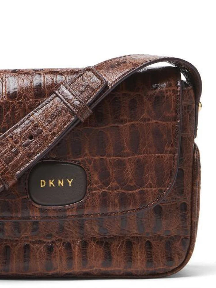 商品DKNY|Croc Embossed Leather Small Crossbody,价格¥1510,第4张图片详细描述