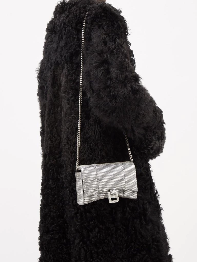 商品Balenciaga|Hourglass crystal-embellished cross-body bag,价格¥36158,第2张图片详细描述