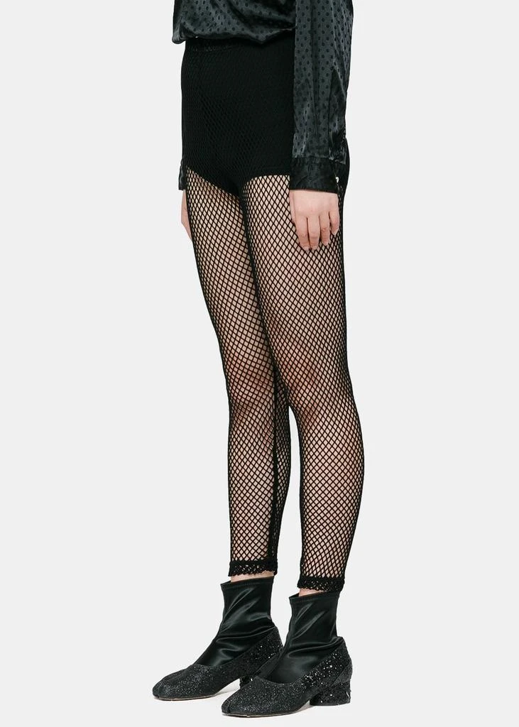 商品Comme des Garcons|Comme des Garçons Black Fishnet Leggings,价格¥698,第3张图片详细描述