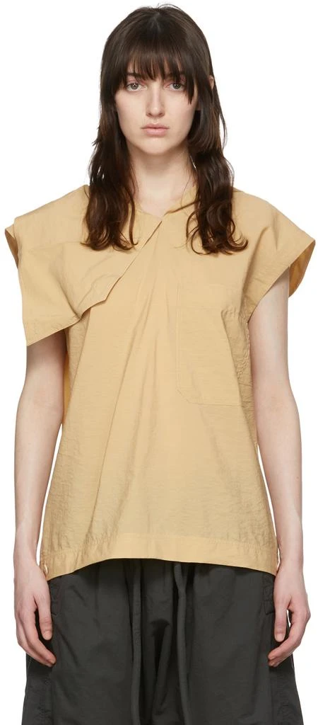 商品Lemaire|Beige Cotton Blouse,价格¥1056,第1张图片