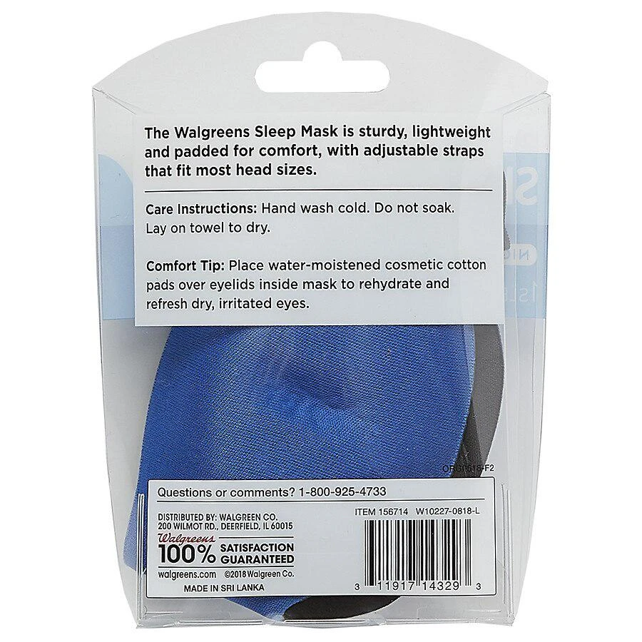 商品Walgreens|Sleep Mask,价格¥67,第2张图片详细描述