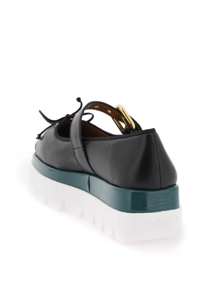 商品Marni|Marni Mary Jane Buckled Bow-Detailed Sneakers,价格¥2106,第3张图片详细描述