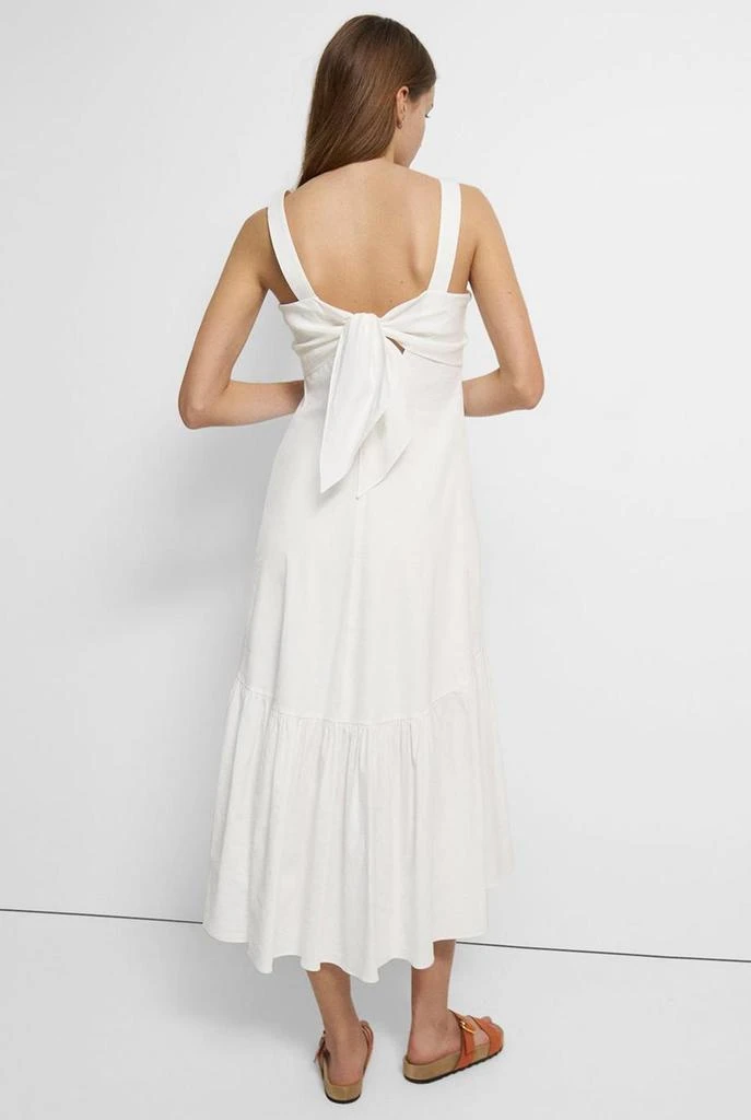 商品Theory|Tie-back dress in good linen,价格¥4061,第3张图片详细描述