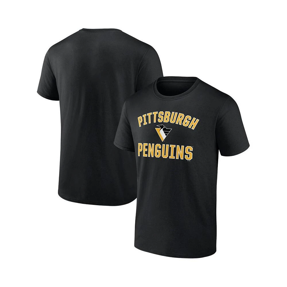 商品Fanatics|Men's Branded Black Pittsburgh Penguins Special Edition 2.0 Wordmark T-shirt,价格¥228,第1张图片