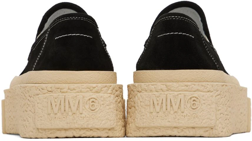 商品MM6|Black Platform Slip-On Sneakers,价格¥4034,第2张图片详细描述