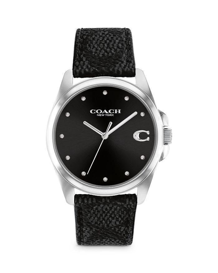 商品Coach|Women's Leather Strap Watch, 36mm,价格¥1460,第1张图片