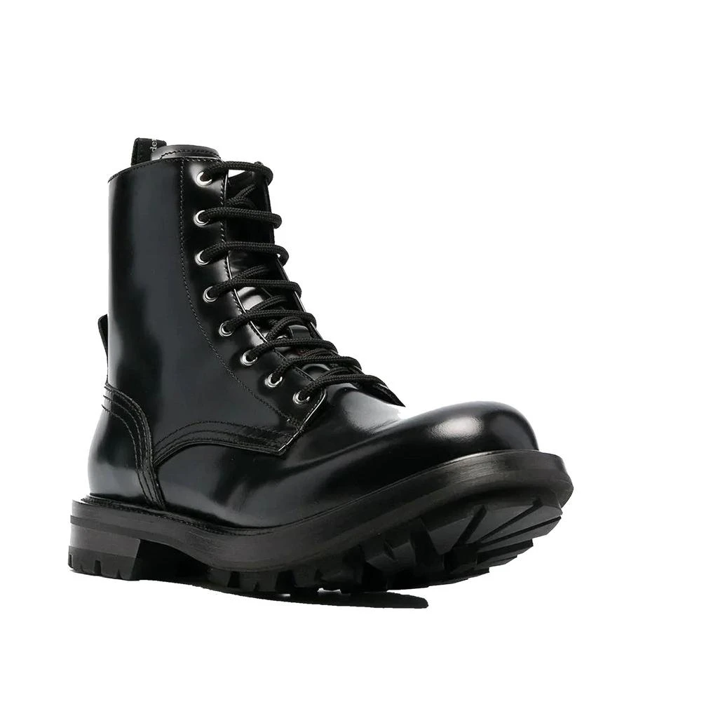 商品Alexander McQueen|Alexander Mcqueen Lace Leather Boots,价格¥2556,第2张图片详细描述