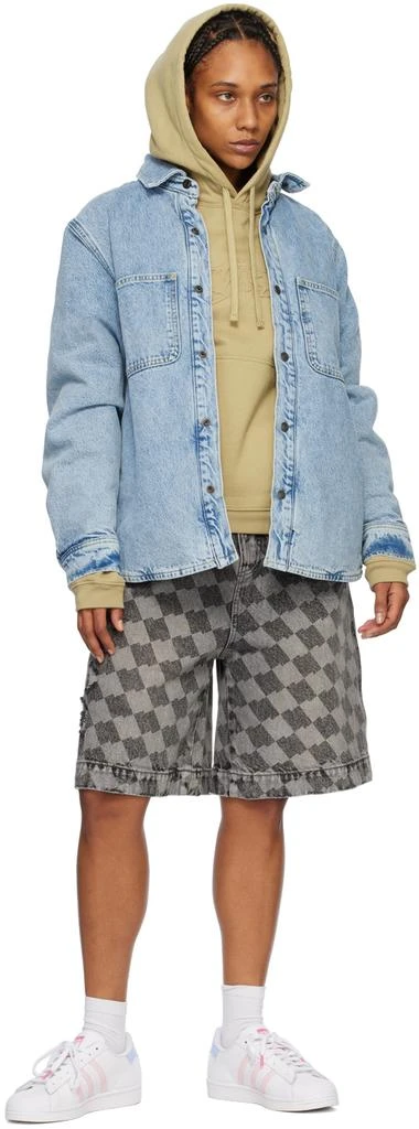 商品STUSSY|Blue Insulated Denim Shirt,价格¥627,第4张图片详细描述