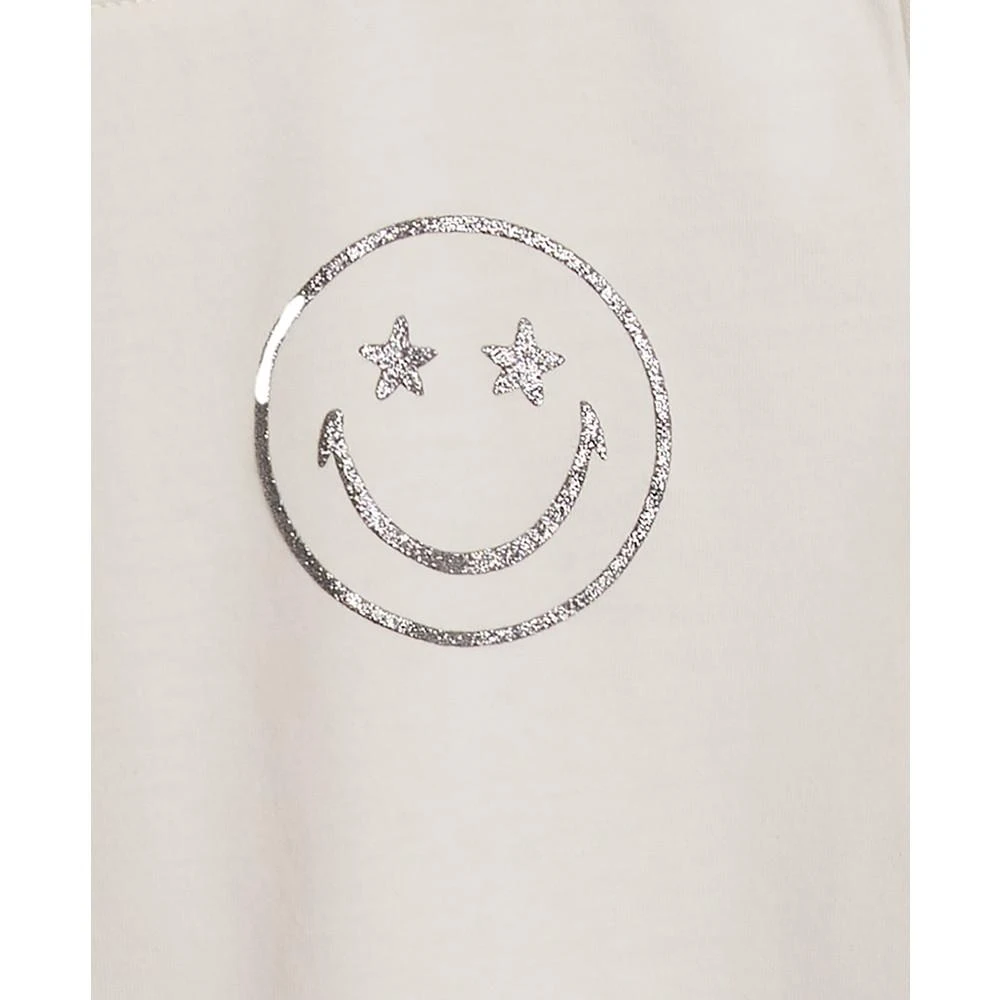 商品Epic Threads|Little Girls Smiley Face Graphic T-shirt, Created For Macy's,价格¥61,第4张图片详细描述